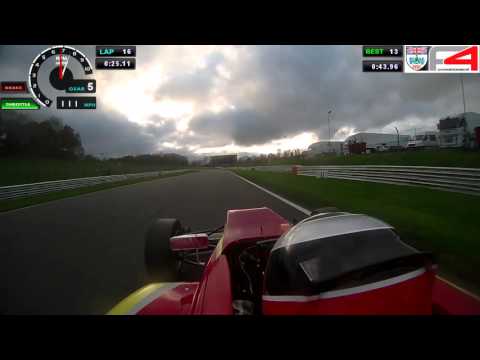 Jeremy Wahome BRDC F4-first test in the new car