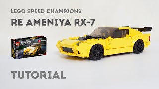 Tutorial - Mazda RX-7 RE Ameniya FC Lego Speed Champions 76901 Supra Alternate Build Instructions