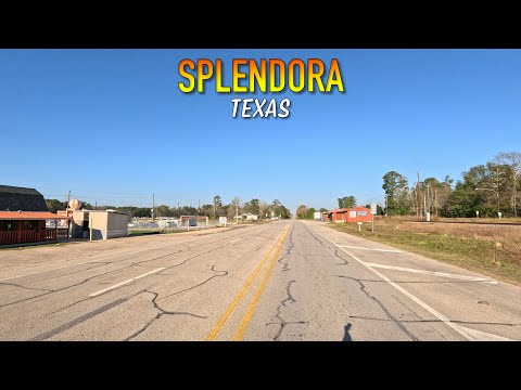 Splendora Texas Driving Through