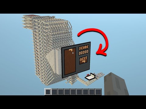 redstone tetris in minecraft (+ map download)