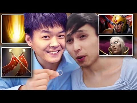 SingSing [LC] ft MidOne [Invoker] The World Domination Couple Dota 2 7.05
