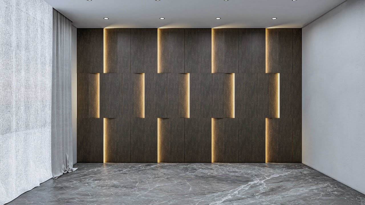 Pannello murale decorativo Pannello murale 3D Pannello 3D Modello 3D