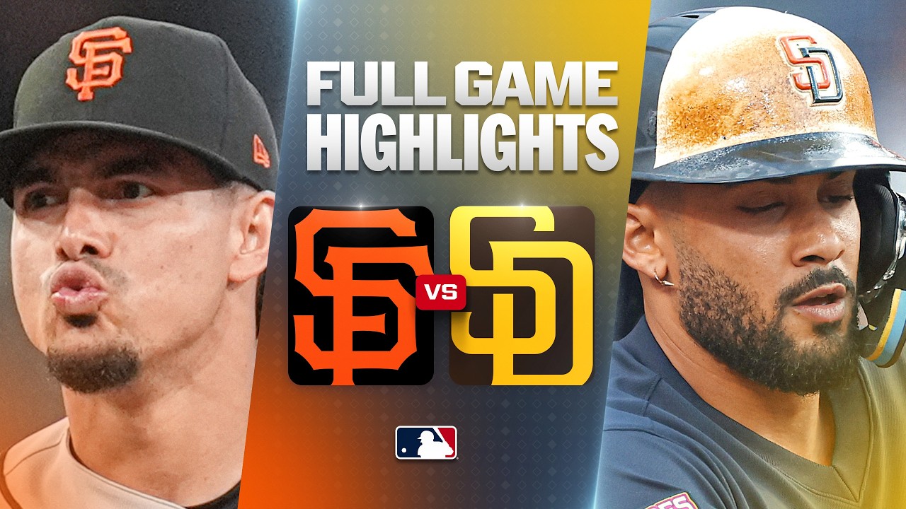 GIANTS vs. PADRES: Official Full Game Highlights (July 31) | 2026 MLB Season