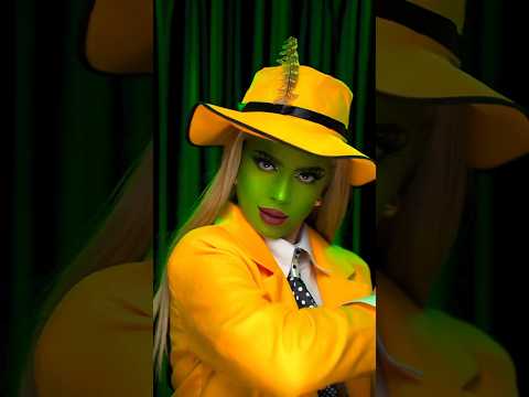 Маска💚 Помните этот фильм?) #маска#mask#makeup#makeuptransformation#makeuptransition