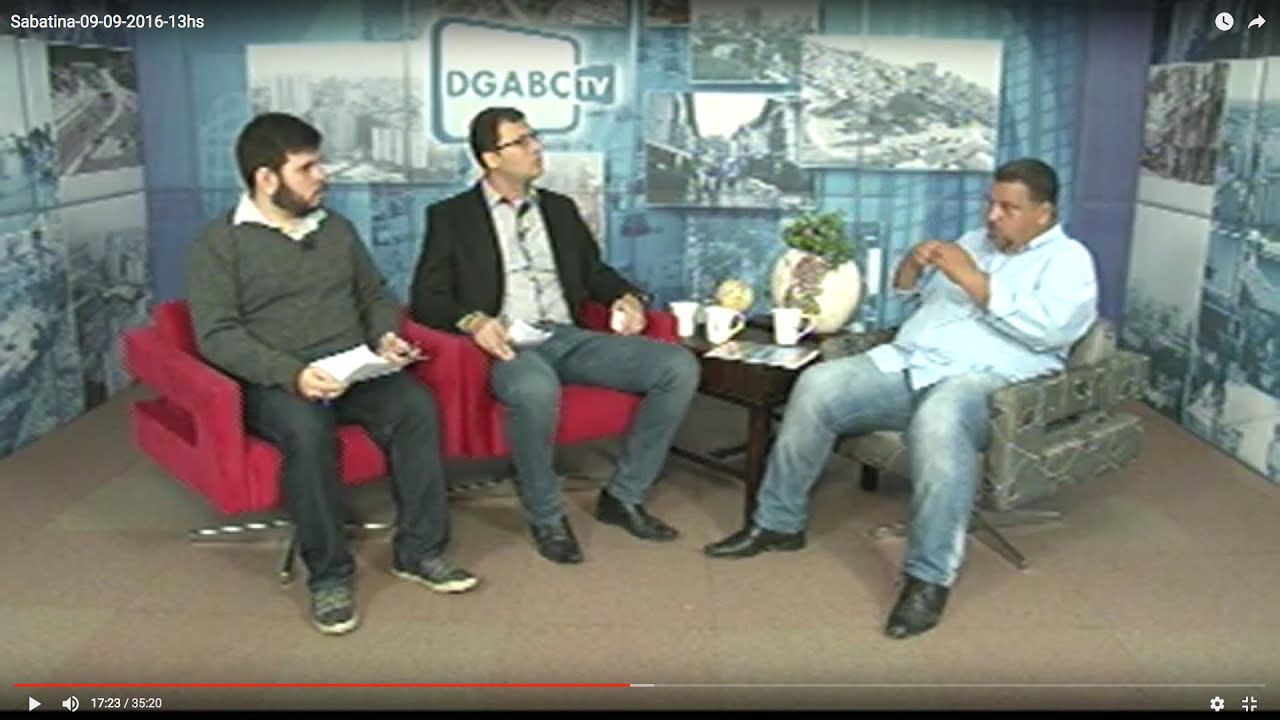 Confira agora a sabatina com Edvaldo Guerra de Rio Grande da Serra