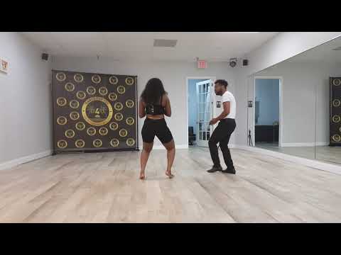 TINA FROM JERSEY, WAISTLINE TRAINING 1ST SESSION LEARNING KOMPA - WITH CLAUDEL #COMPAS #KONPA #HAITI