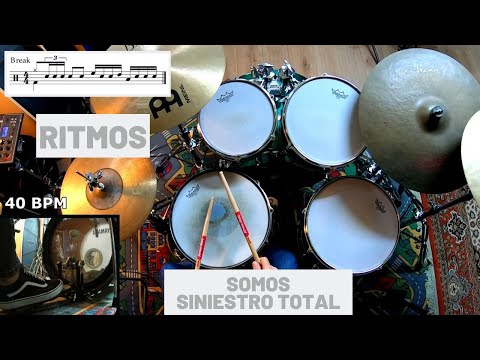 RITMOS de SOMOS SINIESTRO TOTAL en BATERÍA – Siniestro Total (10 Ritmos Fáciles)