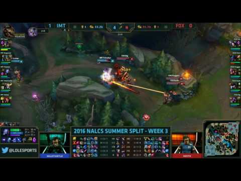 LoL Highlights FOX vs IMT Game 2   LCS NA Summer 2016 19 06 2016   Echo Fox vs Immortals