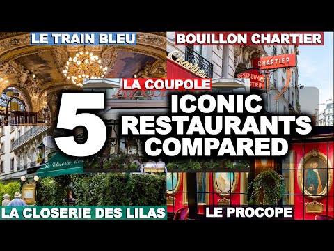 PARIS' 5 Most ICONIC Restaurants: Which is BEST?