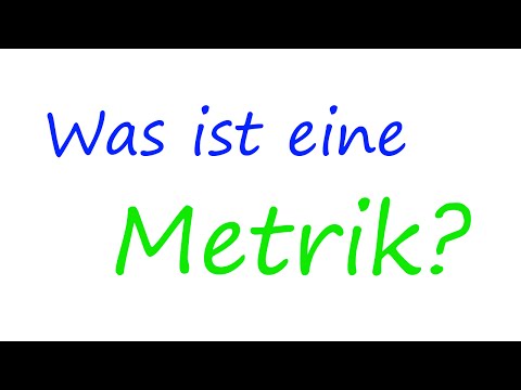 Was ist eine Metrik? | Math Intuition