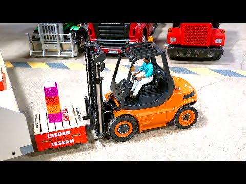 A LONG BLACK BEAUTY - a TRUCKiNG & WAREHOUSE RC GAMESHOW! LOADING KINGS