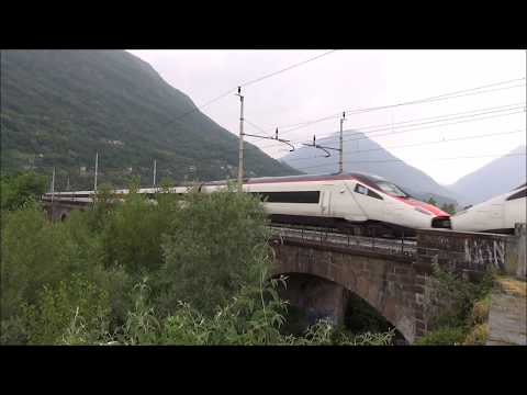 I TRANSITI DELL ETR 610 SBB A PREMOSELLO (VB) 25 - 6 - 2016