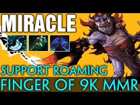 Miracle Lion Support Roaming with 15 Kills - Finger of 9K MMR