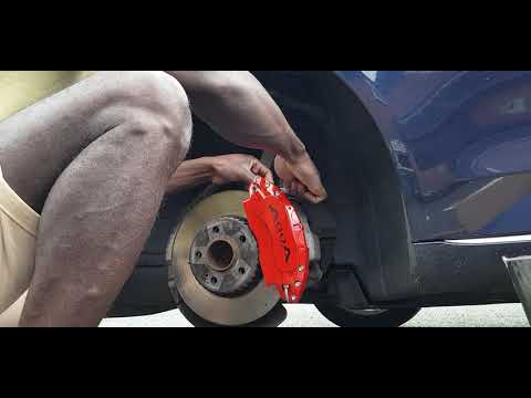 BEST way to fit UNIVERSAL car Caliper COVER Comes in COLOURS#Brake😊