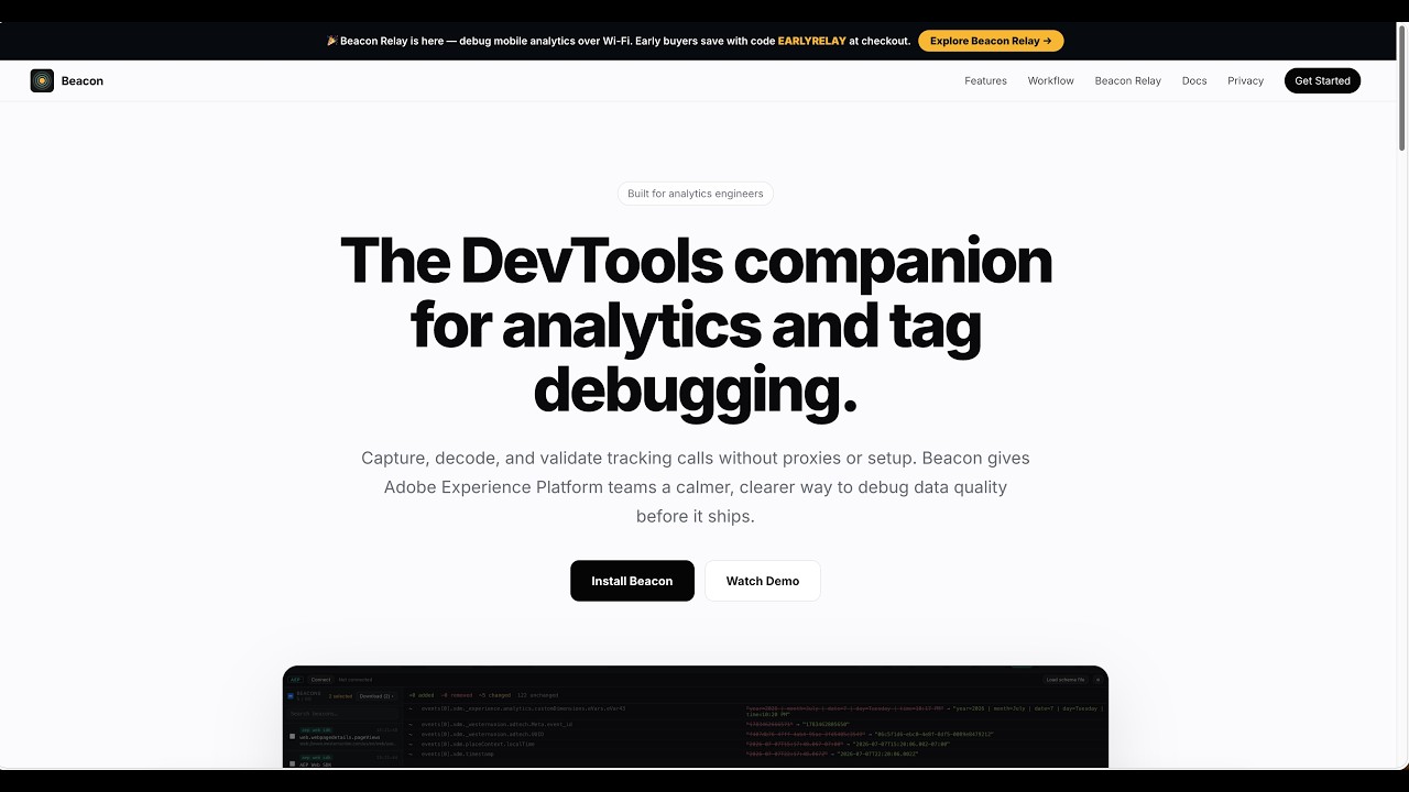 Beacon demo video thumbnail