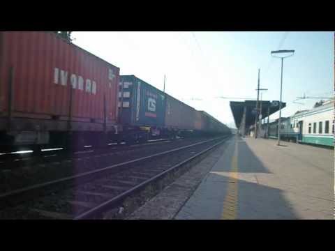 E633.079 con pantografo Faiveley in transito a Prato!!!