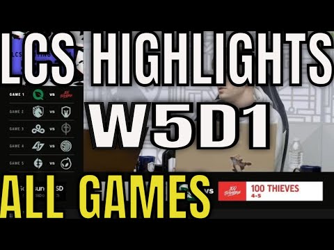 LCS Spring 2023 W5D1 Highlights ALL GAMES - FLY vs TL, TL vs IMT, C9 vs GG, CLG vs TSM, EG vs DIG
