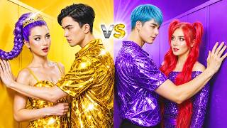 Download lagu Golden vs Amethyst Huntrix & Saja Boys Couple: Love Story Kpop! KPop Demon Hunter Makeover Couple mp3