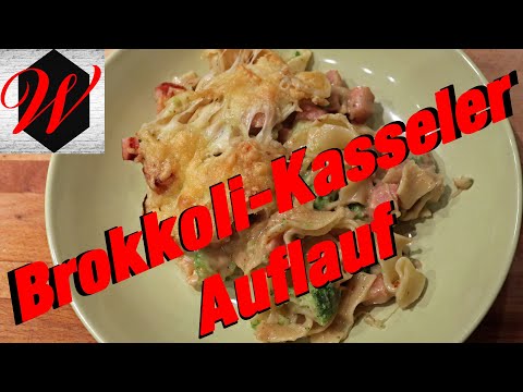 Brokkoli-Kasseler-Auflauf schnell und lecker // 4K Video //