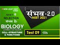 Sanbhav 2 0 Free Test Series For NEET 2021 Test 08 CELL STRUCTURE FUNCTIONS