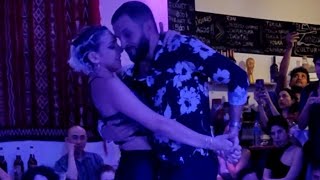 Rocío Lequio y Bruno Tombari. Amarras (Alberto Castillo) Práctica Gallo Rojo 11feb23 (2/4)