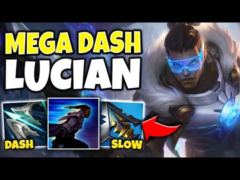 THIS PRO LUCIAN BUILD CAN KITE THROUGH ANYTHING! (SO MANY DASHES) - League of Legends