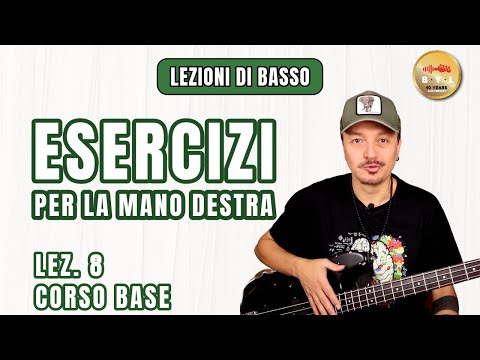 Lezioni di Basso #8 Corso Base - Esercizi per la mano destra pt.1