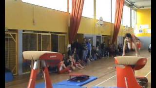 preview picture of video 'Gym de Thise - Concours à Gray - Table de saut'