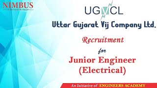 UGVCL Requirement 2020 | Uttar Gujarat Vij Company Ltd. | Junior Engineer | Latest Job Updates | EE