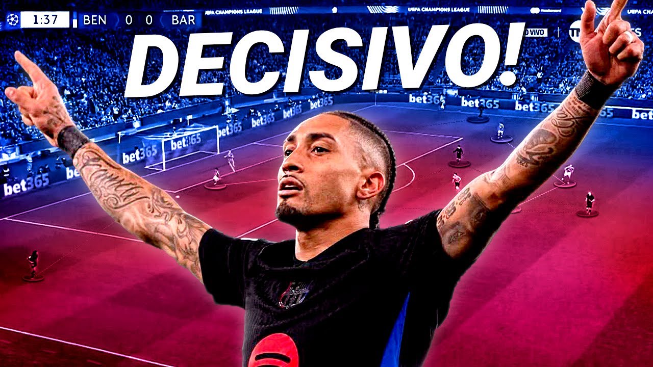 Como o Barcelona Venceu o Benfica Mesmo com Um Jogador a Menos | BENFICA 0 x 1 BARCELONA