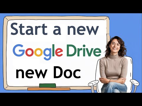 Start a New Google Doc on Google Drive and Get a Link to Share