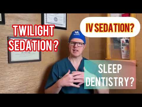 IV sedation (twilight sedation) in dentistry