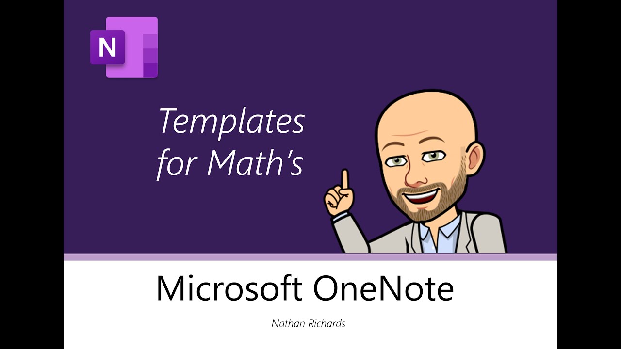 OneNote - Templates for Math's
