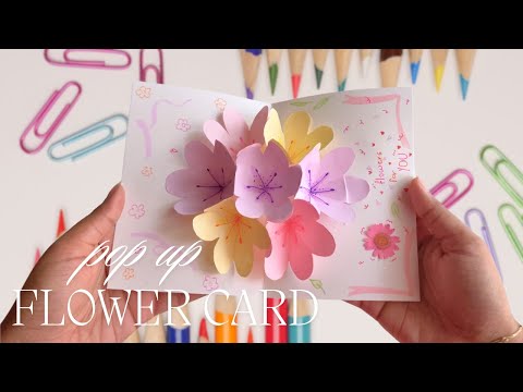 Pop Up Flower Card Tutorial | Handmade Greeting Card | Handmade Birthday Card