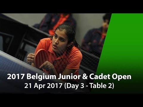 2017 Belgium Junior & Cadet Open - Table 2 - DAY 3