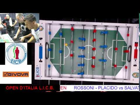 OPEN D'ITALIA L.I.C.B.   2021  "CAT. OPEN" ROSSONI - PLACIDO vs SALVATI - ZECHINI