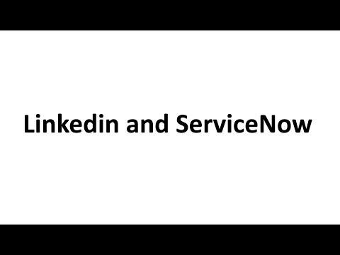 #ServiceNow Retrieve basic Linkedin profile information - YouTube