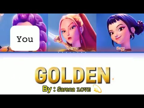 Huntrix  (헌트릭스) '𝙶𝚘𝚕𝚍𝚎𝚗 ♪'  By film 'Kpop demon hunter' by netflix. 