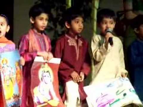 Vrishank at the religious class day