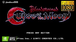 Bloodstained Curse of the Moon - Nvidia RTX™ Gameplay [4K 60FPS] Full Game