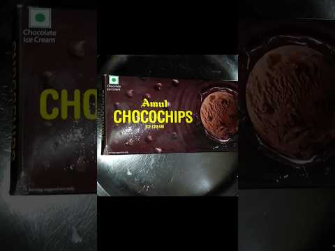 unboxing Amul Choco Chips ice Cream #amul #icecream #viralfood