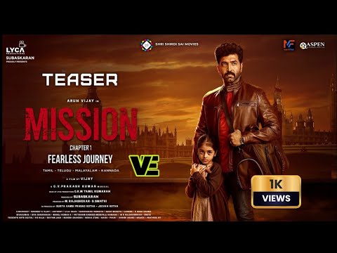Mission chapter 1 teaser tamil review | Arun vijay | amy Jackson | GV prakash | vlogging emperor