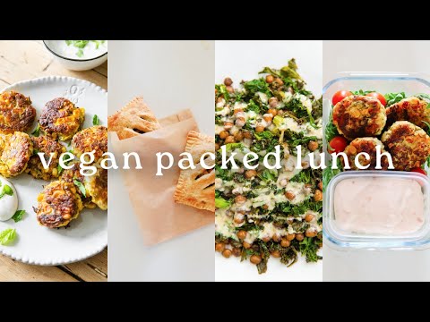 🌱 VEGAN PACKED LUNCHES for work or school (no microwave needed) 🌱