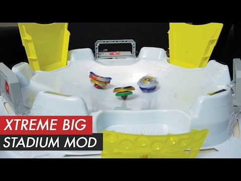 Big BeyStadium XTREME CROSSOVER MODIFICATION! | Epic Beyblade Burst BeyStadium Customization