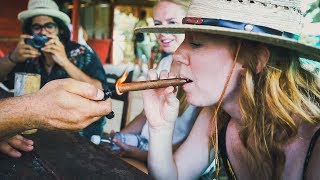 Cuban Cigars - SHE ACTUALLY SMOKED IT!! - (Cuba Vlog Day 5)