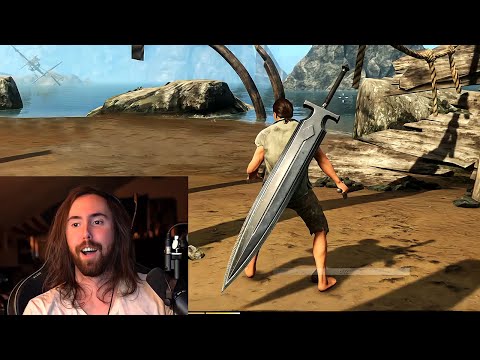 Asmongold BLOWN AWAY by the New Greatsword in New World