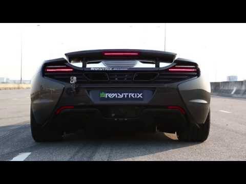 McLaren 650S Spider test run with Armytrix Performance Titanium Valvetronic Exhaust