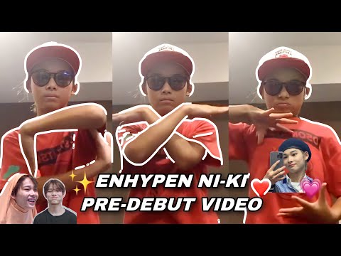 ENHYPEN NI-KI PRE-DEBUT VIDEO (Tiktok ?)