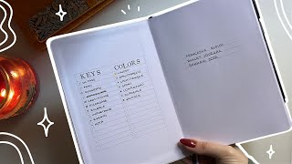 pagine essenziali per iniziare il BULLET JOURNAL 🖊️