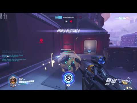 Ana - 1:51 min push Volskaya Industry -  A Typical Overwatch competitive play [S2:Platinum]